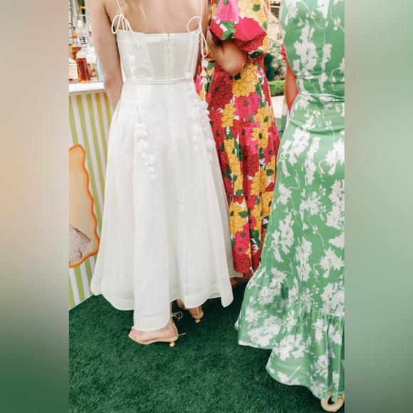 Zimmermann — Wonderland Corset Midi Dress — Size, 1 — Color, Ivory — Like New - Picture 8 of 9